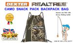 REALTREE CAMO SNACK PACK BACKPACK BAG DEER HUNTER SHOOTING RABBIT PIGEON GROUSE