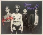 SIGNED KENNY MORRIS JOHN MCKAY SIOUXSIE AND THE BANSHEES 10x8 PHOTO RARE