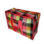 15 x XL Reusable Storage Shopping Bag With Zipper Handle Waterproof Laundry Bags