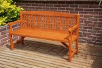 BIRCHTREE Garden Bench 3 Seater Chair Wood Patio Deck Patio Park Outdoor WGB02