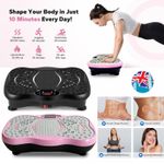 Vibration Plate 99-200 Levels Whole Body Workout Power Exercise Machine Fitness