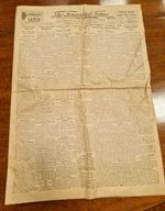 The Financial Times. November 10th 1944 original vintage wartime newspaper WW2