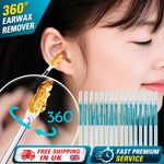 24pcs/Box Sticky Ear Swabs Soft Earwax Cleaner Remover Sticks Home use Wax Clean