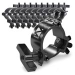 BeamZ BC50B-100N Half Coupler Clamp 100kg Black - Stage Lighting Truss