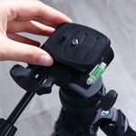 Tripod Plate Quick Release Plate Screw Adapter Mount Heads For DSLR Camera UK