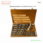 Adjustable Hand Reamers Set of 11 Pcs H4 to H14 (11.90mm-38.10mm) UK RSTOOLS