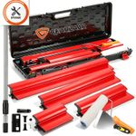 Stainless Steel Drywall Skimming Blade Set With Telescopic pole +  Roller Brush