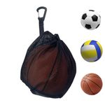 Ball Mesh Bag Basketball Storage Bag Single Ball Drawstring Bag Outdoor Sports
