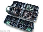 Fishing Tackle box carp weights clips swivels Qiuck Links Hooks for hair rigs