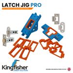 Door Latch Router Jig Pro 64mm 76mm Tubular Latch Striker Plate Template Kit
