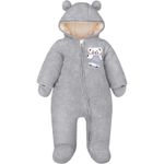 Baby Romper 3-6 Months Boy Girl Fleece Zipper Jumpsuit Warm Snowsuit Thick Fur