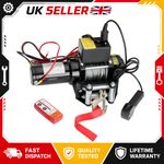 12V Electric Winch with Steel Wire Rope for Off Road Recovery Waterproof System