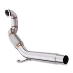 3" EXHAUST DECAT STAINLESS DE CAT DOWNPIPE FOR VW GOLF MK7 2.0TFSI EA888 13-20