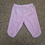 Pink velvet girls trousers 90s 3-6 months