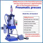 Desktop Punching Machine 110V/220V Small Pneumatic Punch Press Machine 200KG New