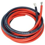 Silicone Cable Solar Panel Electrical Wire Heat Resistant 24-4 AWG Auto Car