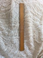 Vintage Wooden Ruler 30cm Old School