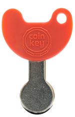 Coin Key Shopping Trolley Coin, Token Release Key Ergonomically Designed Shape