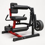 Leg Extension Curl Machine Plate Loaded Adjustable Lower Body Trainer Home Gym