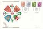 31p 22p 17p 13p Scotland Cotswold FDC Edinburgh 1984 NO INSERT (139597)
