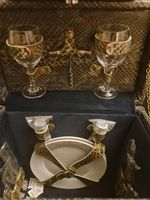 Vintage 1960s Portable Cocktail Set Travel Bar Picnic Case Complete Retro...