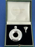 QUALITY BOXED SOLID SILVER PHILIP KYDD PERFUME SCENT BOTTLE, APPLICATOR & FUNNEL