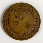 New Theatre Token 1809 Covent Garden Pass Coin First GPS