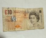 Old British / England Circulated £10 Note