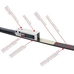 160mm 6 1/4" Mini Magnetic Tape Digital Readout Encoder Lathe Mill M-DRO