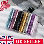6Pcs Atomizer Refillable Perfume Atomiser Spray Bottle Aftershave Travel - 5ml