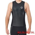 Wetsuit Top 2mm Thermal Sleeveless Neoprene Vest for Men Women Diving Surfing