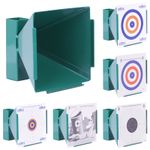 17cm Funnel Pellet Trap Catcher Target Holder with 100 Bisley Targets Milbro