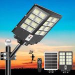 6000W LED Solar Street Light Commercial Motion Sensor Dusk-Dawn Outdoor Garden