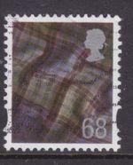 GB USED STAMP Scotland SG S119 68p Scottish Tartan  Regional Definitive
