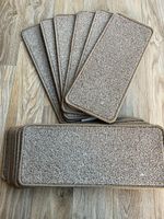 14 Carpet Stair Case Treads Stain Free  Pad 14 Large Pads (fairway 232 beige)