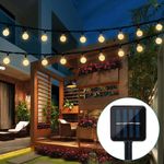 LED Ball Solar Light Party Fairy Outdoor Retro Ball String Lights Patio Garden