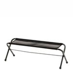 Snow Peak Mesh Folding Bench Black