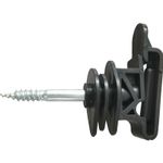 ELECTRIC FENCE TAPE INSULATORS Fencing Screw In For Wooden Posts Wire 25 50 100