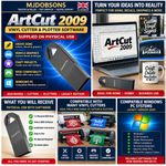 ArtCut 2009 Vinyl Cutter Plotter Sign Making Software USB Windows PC