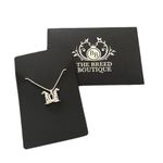 RHODESIAN RIDGEBACK DOG NECKLACE PENDANT WITH 18" SILVER CHAIN