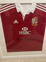 Rare 2013 British Lions Shirt Signed By Warren Gatland