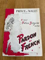 pardon my french ! prince of wales piccadilly 1950s or 60s folies bergere