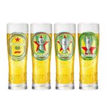 Heineken champions league glasses F1 and champions cup set of 4 limited edition
