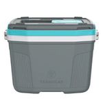 32 Litre SUV Termolar Thermal Cooler Box Grey with Coastal Green, Camping,Picnic