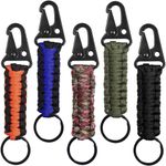 Paracord Keyring Keychain Camping Survival Army Key Ring Gift