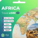 Africa Travel eSIM | Data+Calls+SMS | South Africa Egypt Morocco Nigeria + More