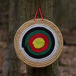 Nitehawk Traditional Round Solid Straw, 5 Layer 50cm Natural Archery Target uk