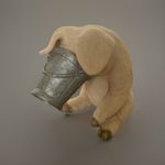 Piggin' Hell Figurine David Corbridge 1993 Pig Ornament Hand Made Farm Animal