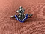Rare  WW1 Royal Navy HMS ST VINCENT Silver Enamel Sweetheart Brooch