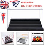 UK Acrylic Display Case  25x17x14cm Clear Plastic Base Box Dustproof Protection